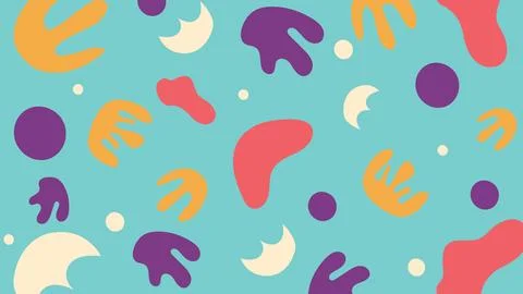 Abstract blob silhouette background Stock Illustration