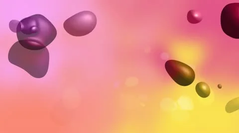 Abstract Blobs Backgound Loop Stock Footage 10917486