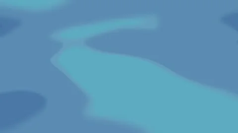 Abstract blobs blue loop video background with shallow depth of field Stock Footage 266874466