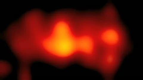 Abstract Blobs over Black Stock Footage 20697219