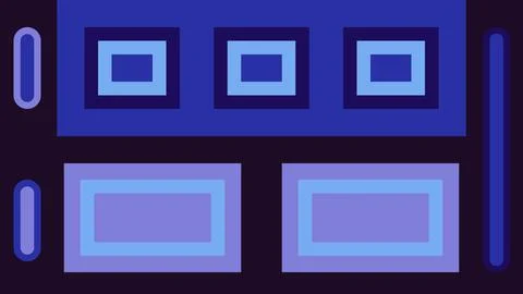 Abstract Block Layout Stock Illustration