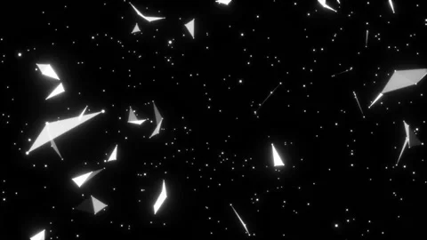 Abstract blockchain geometrical background with moving lines and dots. looping Stock Footage 99705472
