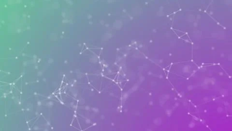 Abstract blockchain network connection structure. Stock Illustration