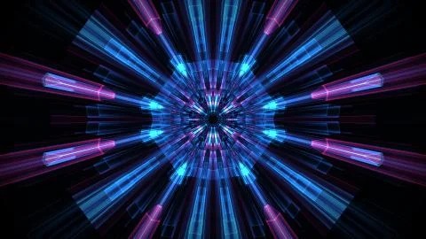 Abstract blocks background. light line, 3d rendering. Stock Illustration