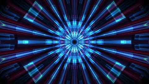 Abstract blocks background. light line, 3d rendering. Stockillustratie