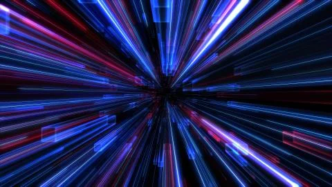 Abstract blocks background. light line, 3d rendering. Stock Illustration