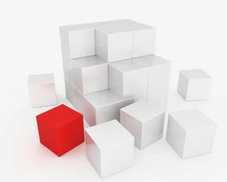Abstract blocks Stock Illustration