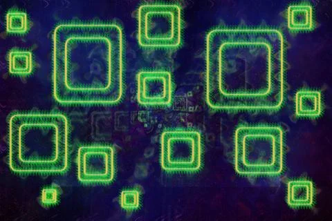 Abstract Blocks Stock Illustration