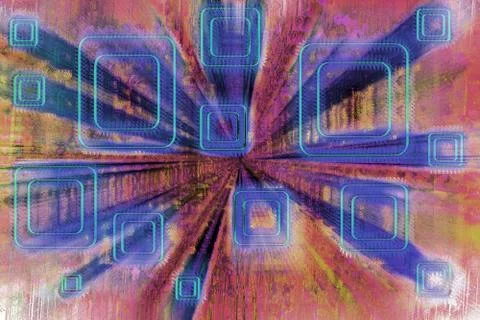 Abstract Blocks Stockillustratie