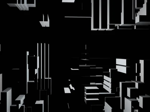 Abstract Blocks Morph Animation Stock Footage 71073688