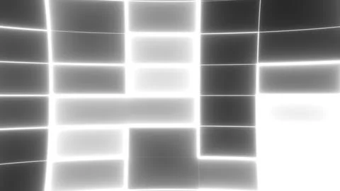 Abstract blocks of neon lines 스톡 일러스트