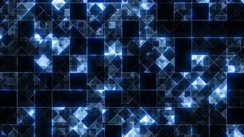 Abstract Blocky Pattern Background 스톡 동영상 144139167