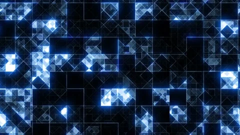 Abstract Blocky Pattern Background 스톡 동영상 144139277