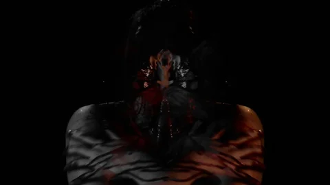 Abstract Blood, Quick Movements Stock Footage 99072156