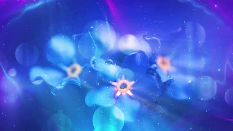 Abstract Blossoms Background Loop 库存影片 135514670