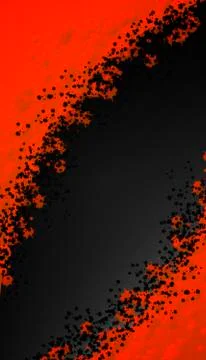Abstract blot banner Stock Illustration