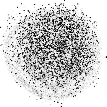 Abstract blot of dots, vector illustration Stock Illustration