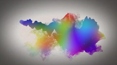 Abstract blot on paper 4K 動画素材 40341528