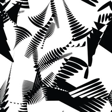 Abstract blot seamless pattern. Trendy paint background Illustrazione stock