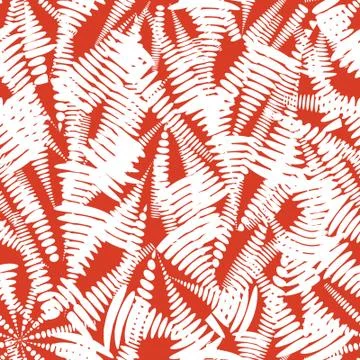 Abstract blot seamless pattern. Trendy painting Stock Illustration