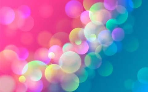 Abstract blots background. Vector illustration of abstract colorful bokeh blo Stock Illustration