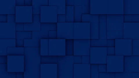 Abstract Blue 3D Cubes Seamless Loop - Digital Server Wall Background Stock Footage 340435922