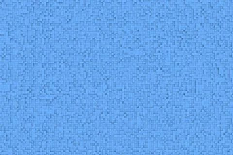 Abstract Blue 3d Geometric Small Cube Background Design Pattern Illustrazione stock