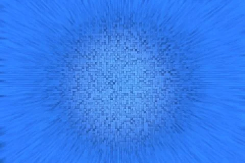 Abstract Blue 3d Geometric Small Cube Background Design Pattern With Blurred 스톡 일러스트