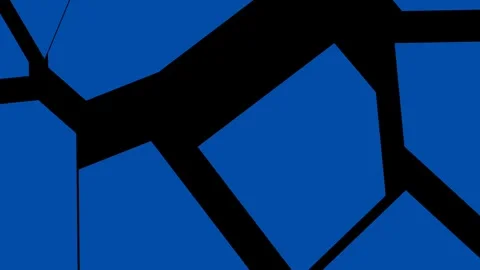 Abstract Blue and Black Geometric Pattern Background Loop. Видео 339311940