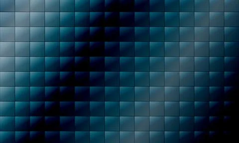 Abstract blue and black gradient square pattern background. futuristic  Stock Illustration