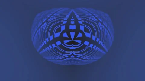 Abstract Blue and Black Pattern Stock Footage 289109970