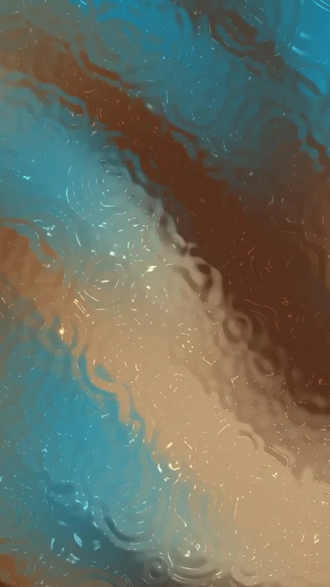 Abstract Blue and Brown Liquid Ripple Gradient Background Stock Footage 344715889