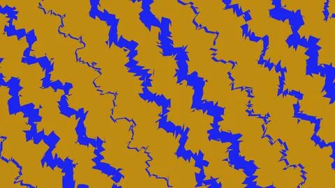 Abstract blue and brown wavy zigzag pattern background Stock Illustration