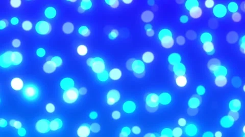 Abstract Blue and Cyan Bokeh Lights Background Loop. Stock Footage 340020573
