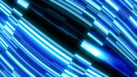 Abstract blue and cyan diagonal light streaks creating a fast futuristic ba.. イラスト素材