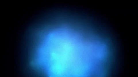Abstract Blue and Cyan Glowing Light on Dark Background Stock Footage 345948633