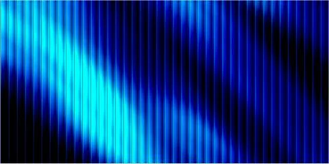 Abstract Blue and Cyan Vertical Stripes Background with Gradient Light Effect Stock Illustration