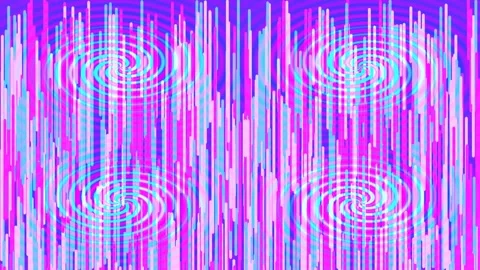 Abstract blue and cyan wave patterns on vibrant digital background Stock Footage 339501992