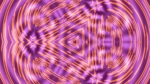 Abstract Blue and Gold Geometric Kaleidoscope Motion Background Stock Footage 332564084