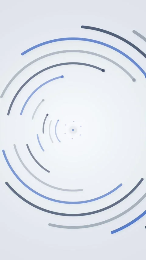 Abstract blue and gray circular ripple pattern background for modern motion.. Stock Footage 344942263
