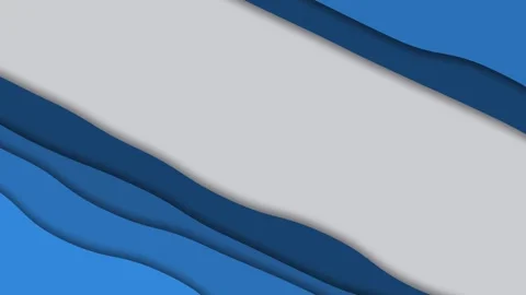 Abstract Blue and Gray Layered Waves Background Stock Footage 303185871