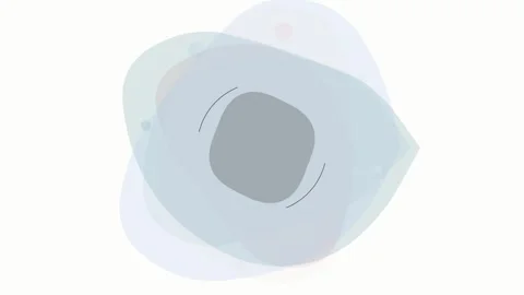 Abstract Blue and Gray Organic Shapes Overlay Background Loop Stock Footage 346660550