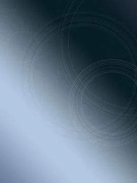 Abstract blue and gray tech circles and light trails create a futuristic ba.. Illustrazione stock