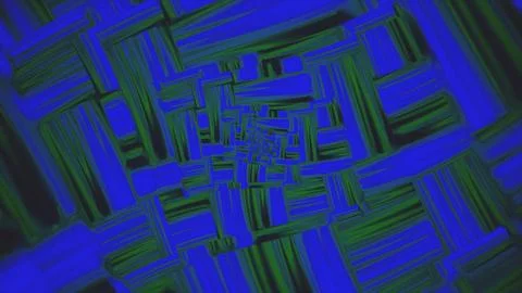 Abstract blue and green digital glitch matrix pattern background イラスト素材