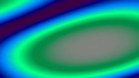 Abstract blue and green fluid wave flowing on smooth gradient background Stock Footage 342161481