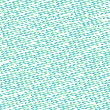 Abstract blue and green gradient color thin rounded line pattern tilted patte Stock Illustration