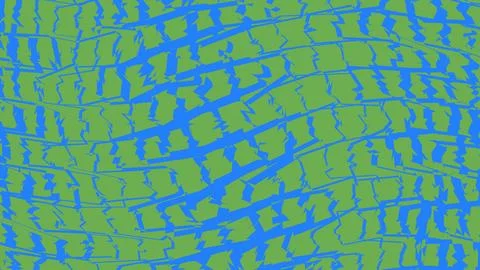 Abstract blue and green pixel art seamless pattern Illustrazione stock