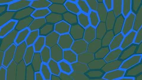 Abstract blue and green pixel art texture Illustrazione stock
