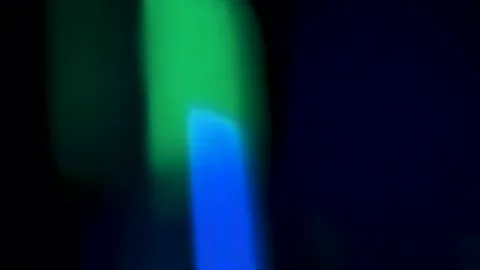 Abstract Blue and Green Soft Bokeh Light Leaks Background Video stock 325534380