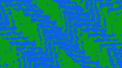 Abstract blue and green wave pattern background Stockillustratie